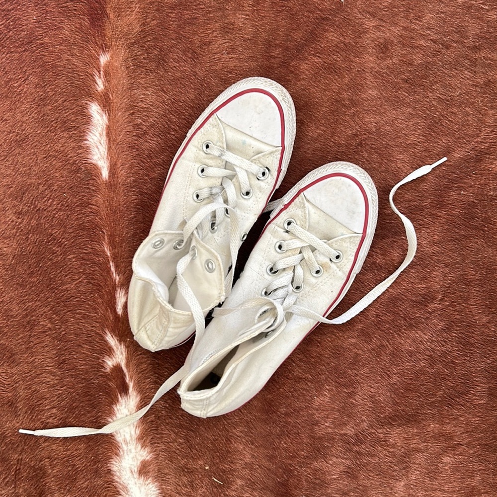 White High Top Converse